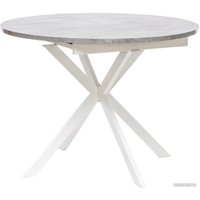 Кухонный стол Мебель Импэкс Leset Капри (цемент/белый)