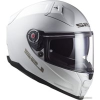 Мотошлем LS2 FF811 Vector Ii Solid (L, белый глянцевый)
