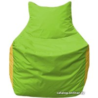 Кресло-мешок Flagman Фокс Ф2.1-167 (салатовый/желтый)