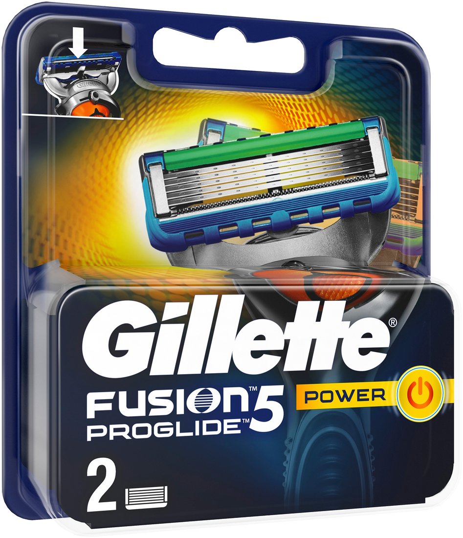 

Сменные кассеты для бритья Gillette Fusion5 Proglide Power (2 шт)