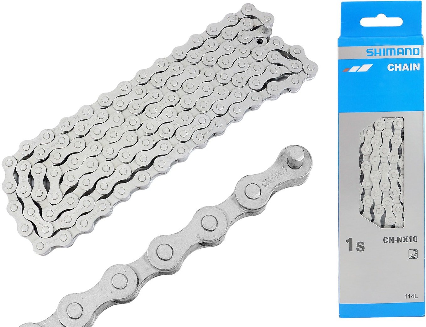 

Цепь велосипедная Shimano Nexus NX10 114 звеньев ECNNX10C114I