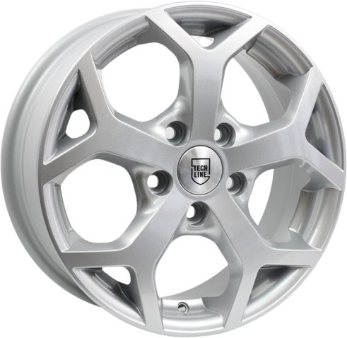

Литые диски TechLine 511 15x6" 5x108мм DIA 63.4мм ET 52.5мм S