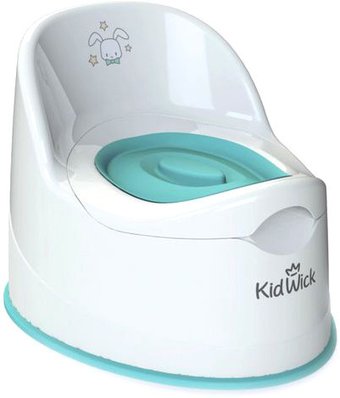 Детский горшок Kidwick Гигант KW060102 (белый/бирюзовый)