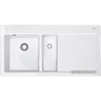 Кухонная мойка Franke Mythos MTK 651-100 (белый, чаша слева)