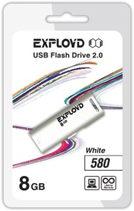 

USB Flash Exployd 580 8GB (белый)