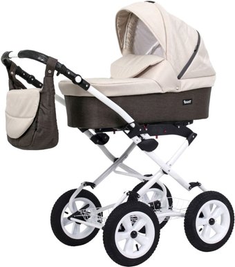 Универсальная коляска Bart-Plast Dream (3 в 1, 05 коричневый/бежевый)