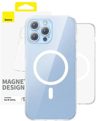 Чехол для телефона Baseus Lucent Magsafe для iPhone 13 Pro (прозрачный)