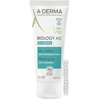  A-Derma Крем для лица Biology AC Global для комплексного ухода за проблемной кожей 40 мл