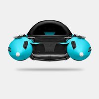 Моторно-гребная лодка Gladiator E330PRO (черный/бирюзовый)