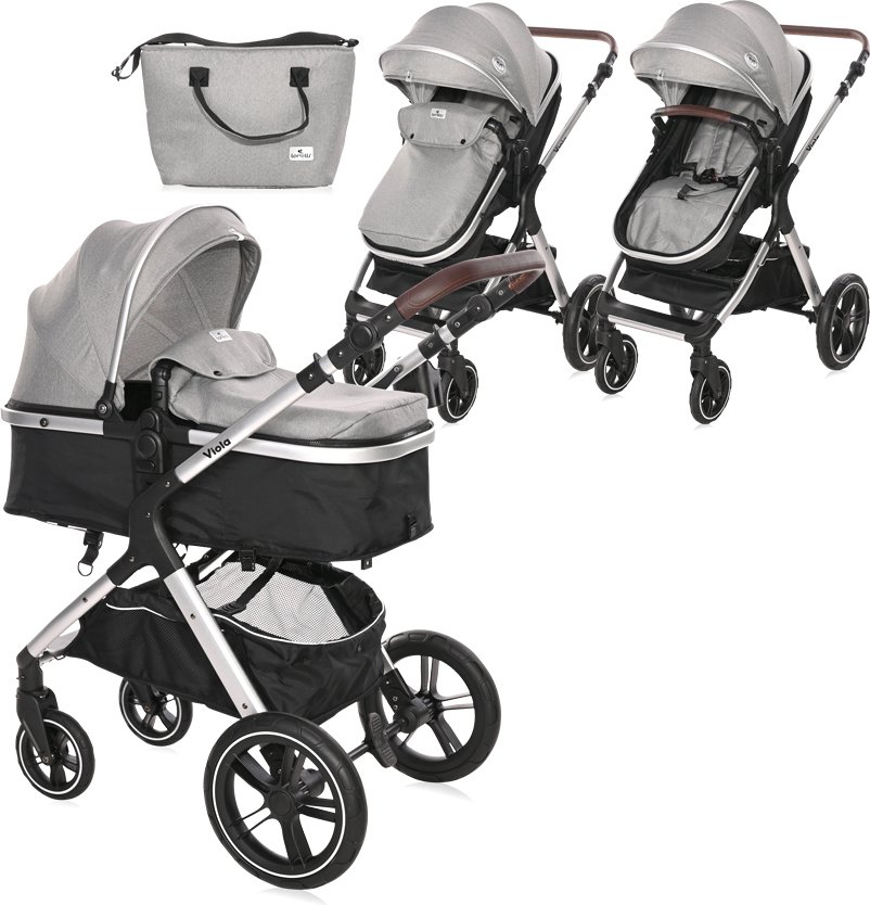 

Универсальная коляска Lorelli Viola 2023 (2 в 1, opaline grey)