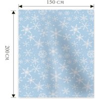 Плед Золотая сказка Снежинки 592530