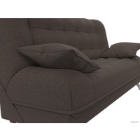 Диван Лига диванов Анна 121562 (рогожка Амур, коричневый)