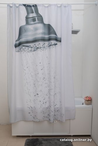 Шторка-занавеска для ванны Primanova Shower DR-60052
