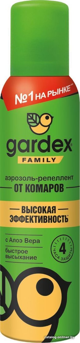 Аэрозоль против насекомых Gardex Family с алоэ вера 150 мл