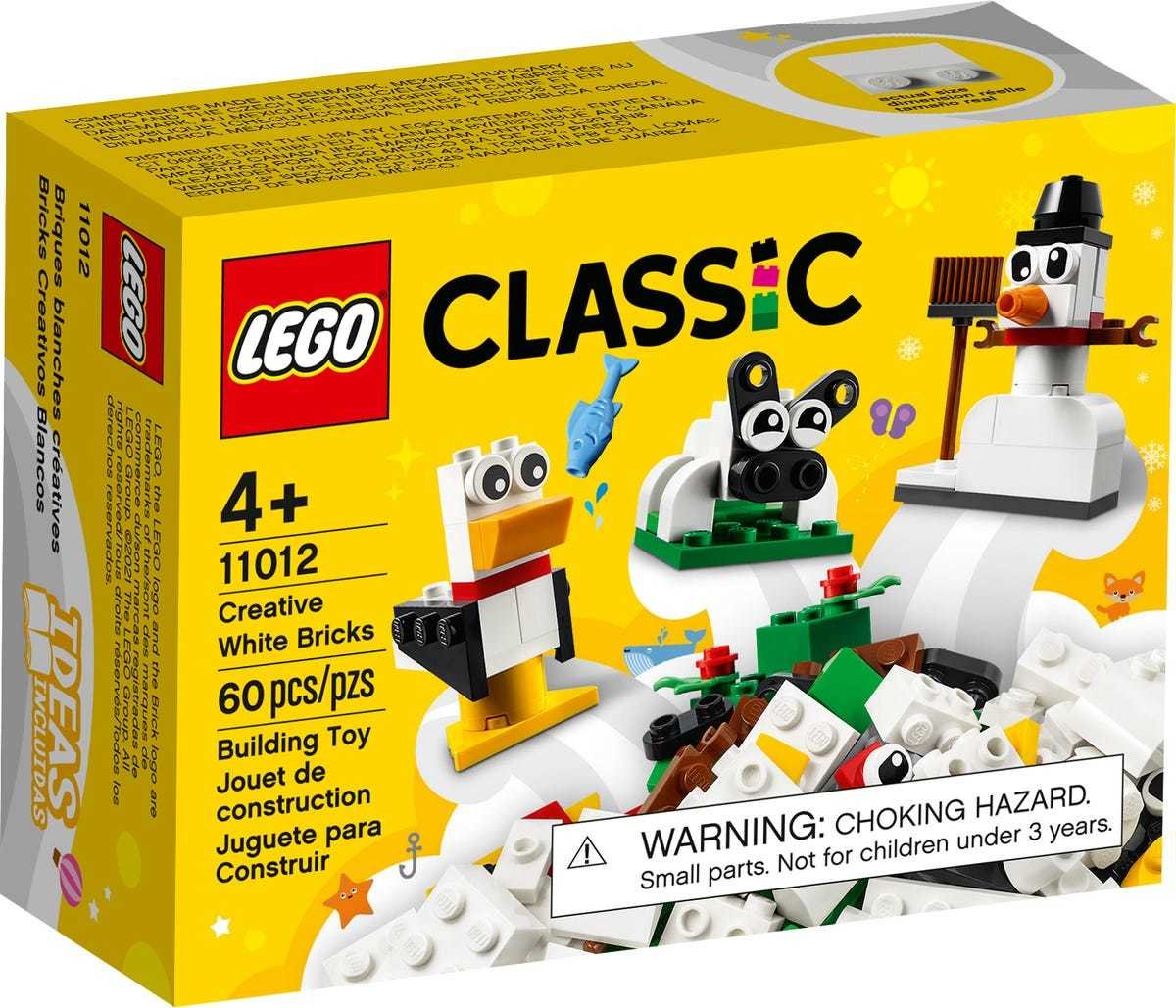 

Набор деталей LEGO Classic 11012 Белые кубики