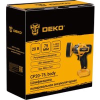 Полировальная машина Deko CP20-75 084-1086 (без АКБ)
