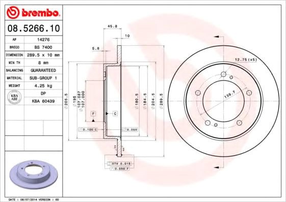 

Brembo 08526610