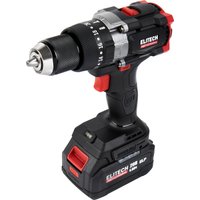 Ударная дрель-шуруповерт ELITECH CD 20BL2 E2201.042.02 (с 2-мя АКБ, кейс)