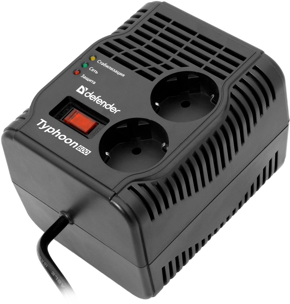 

Стабилизатор напряжения Defender AVR Typhoon 600
