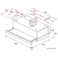 Кухонная вытяжка TEKA TL 6310 (черный) [40474252]