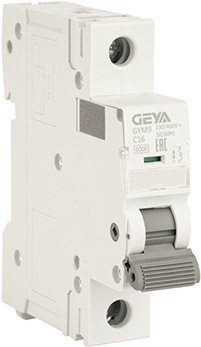 

Выключатель автоматический GEYA GYM9 1P 16А C 6кА GYM91P16C