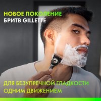 Бритвенный станок Gillette Labs с 3 сменными кассетами и держателем для бритвы
