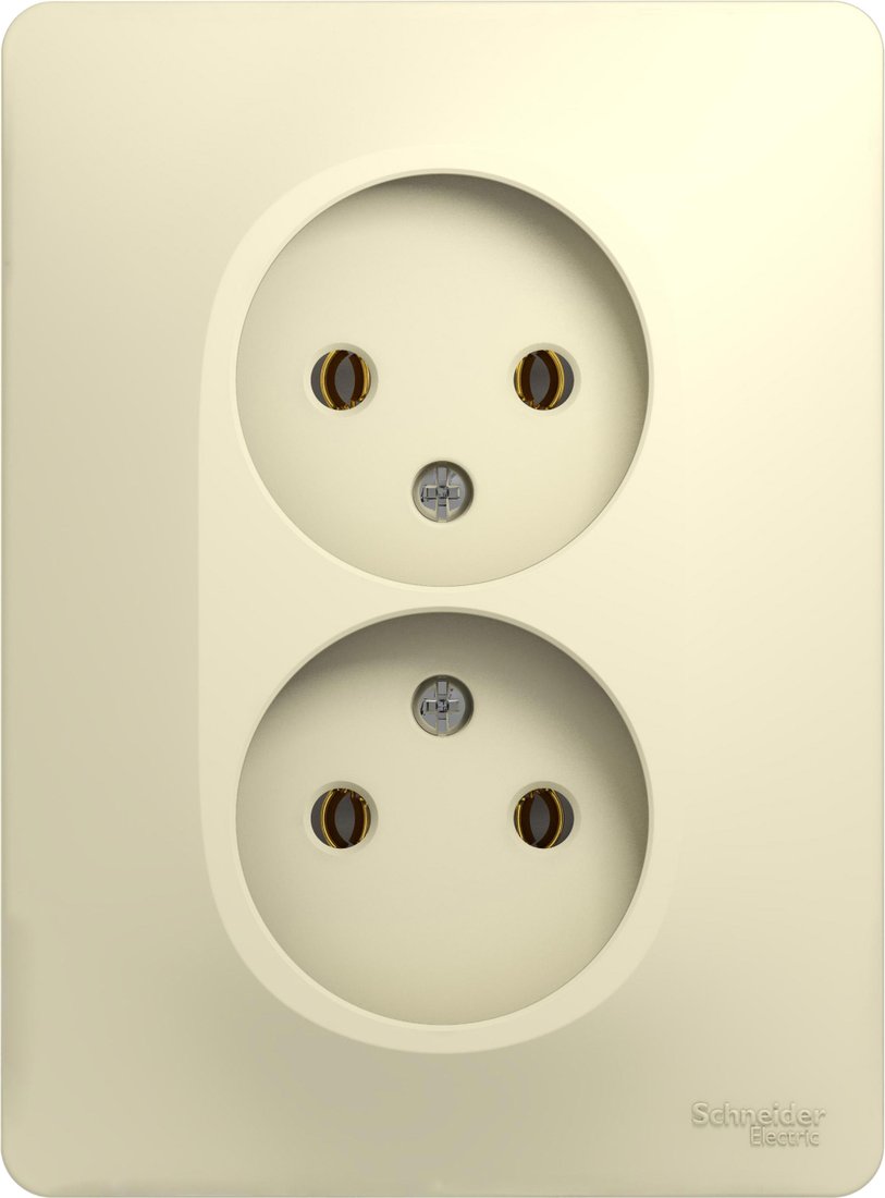 

Розетка Schneider Electric Glossa GSL000220 (бежевый)