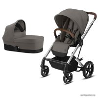 Универсальная коляска Cybex Balios S Lux 2020 (2 в 1, серебристая рама, soho grey)