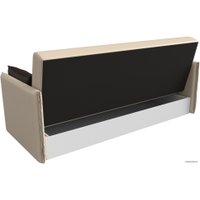 Диван Лига диванов Лига-018 117884 (экокожа бежевый/подушки коричневый)