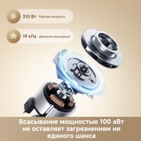 Пылесос Dreame Cordless Vacuum Cleaner R10s Essential VZV29A (евровилка, белый)