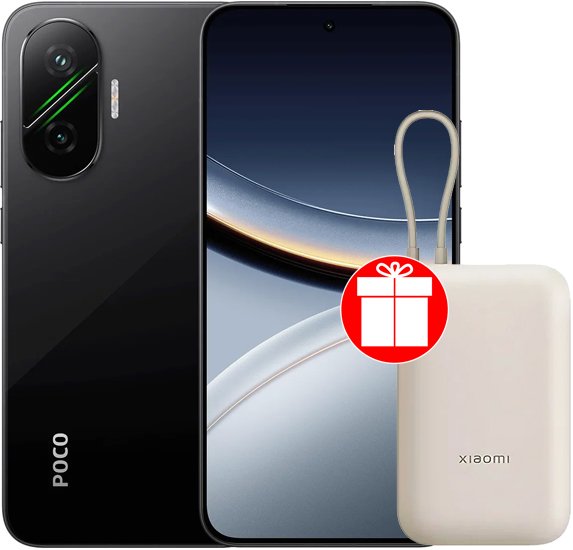 

Телефон POCO F7 12GB/512GB международная версия (черный) + Xiaomi Power Bank P15ZM 10000mAh (бежевый, международная версия) по акции