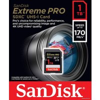 Карта памяти SanDisk Extreme PRO SDXC SDSDXXY-1T00-GN4IN 1TB