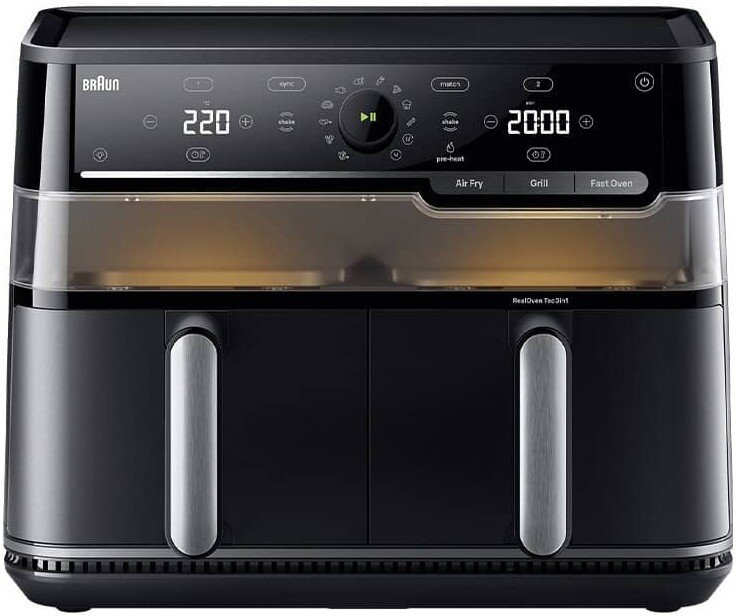 Аэрогриль (аэрофритюрница) Braun TwinCook 5 TD5073IBK