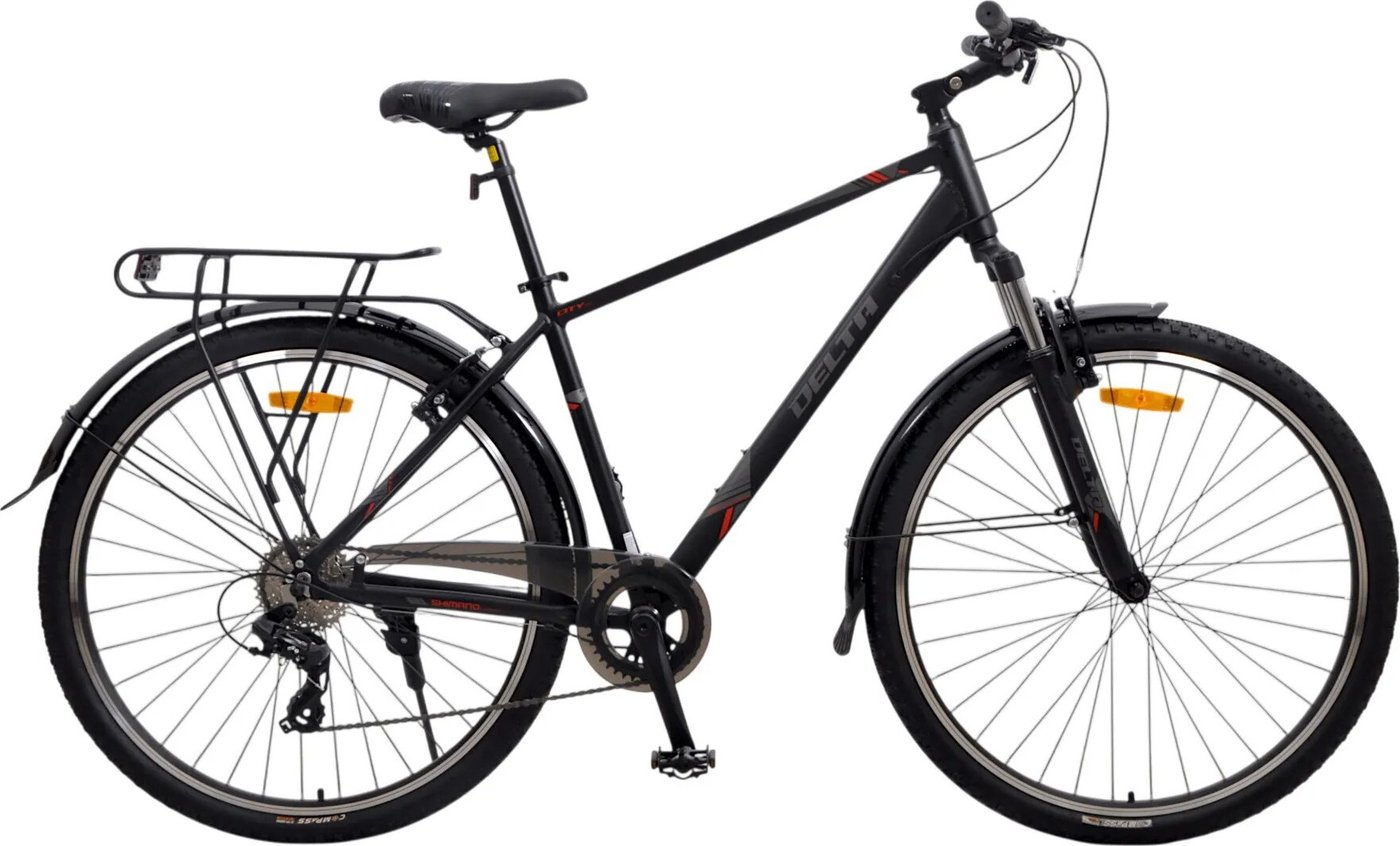 

Велосипед Delta City Pro 28 р.19 CITY PRO M28.19.BK (черный, разобранный)