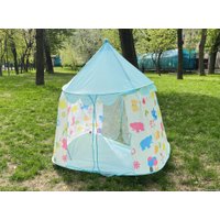 Игровая палатка Sharktoys Шатер полянка 15900002 (голубой)