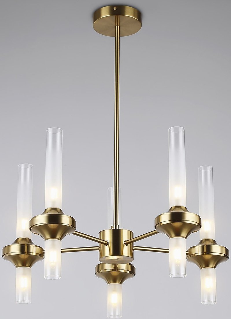 Подвесная люстра Ambrella light LH55358/10 BS/CL (латунь/прозрачный)