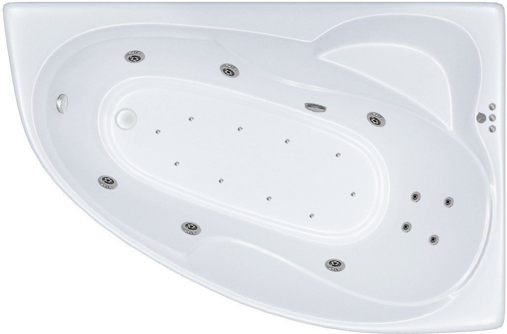 

Ванна Triton Изабель 170x100 L Люкс Flat (с гидромассажем)