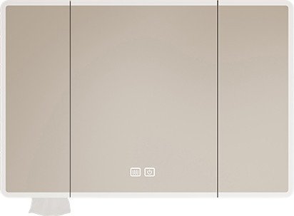 Saniteco Шкаф с зеркалом для ванной Led WSED250916005-1 (белый)