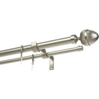 Карниз для штор Sundays Home Лайт Одеон 25мм+16мм двухрядный (сатин, 2м)