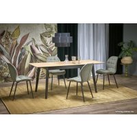 Кухонный стол Halmar Gulian раскладной 140-180/90/76 (дуб вотан/черный)