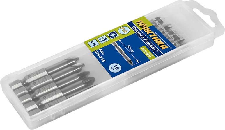 

Набор бит Практика Профи 036-735 (10 шт)