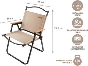 Кемпинговое кресло Arizone 42-535478 (черный/бежевый)