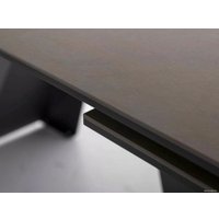 Кухонный стол Signal Salvadore ceramic SALVADOREBROC160 (коричневый/черный матовый)