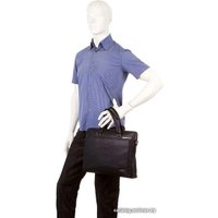 Мужская сумка Poshete 294-2059-3-BLK (черный)