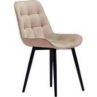 Стул Памир Румба F06 Поворотный (светло-бежевый/черная опора)