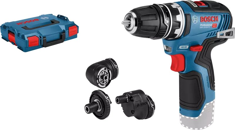 

Дрель-шуруповерт Bosch GSR 12V-35 FC Professional 06019H3003 (без АКБ, набор сменных патронов, кейс)