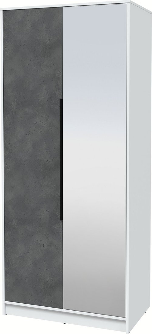 

Шкаф-купе Интерлиния Концепт КТ-Ш2з (бетон портленд/белый платинум)