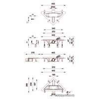 Душевой уголок Ambassador Set 12011111R-ST8