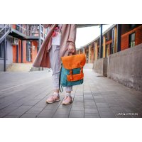 Городской рюкзак Ginger Bird Грог 16 (голубой/коричневый)