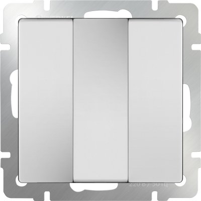 

Выключатель Werkel WL01-SW-3G (белый)